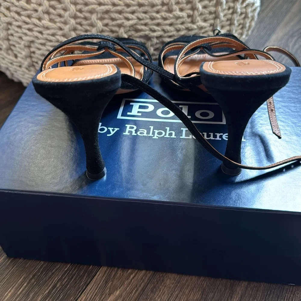 Polo By Ralph Lauren Black 85mm Heels